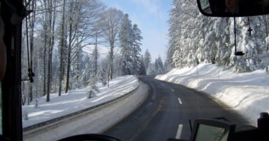 Winter Aussicht Busfahrer©Christina Wibmer