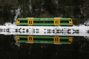 Waldbahn Gotteszell Regenfluss