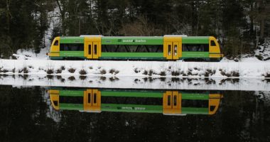 Waldbahn Gotteszell Regenfluss