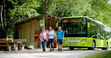 Unterwegs mit Bus und Bahn im Bayerischen Wald